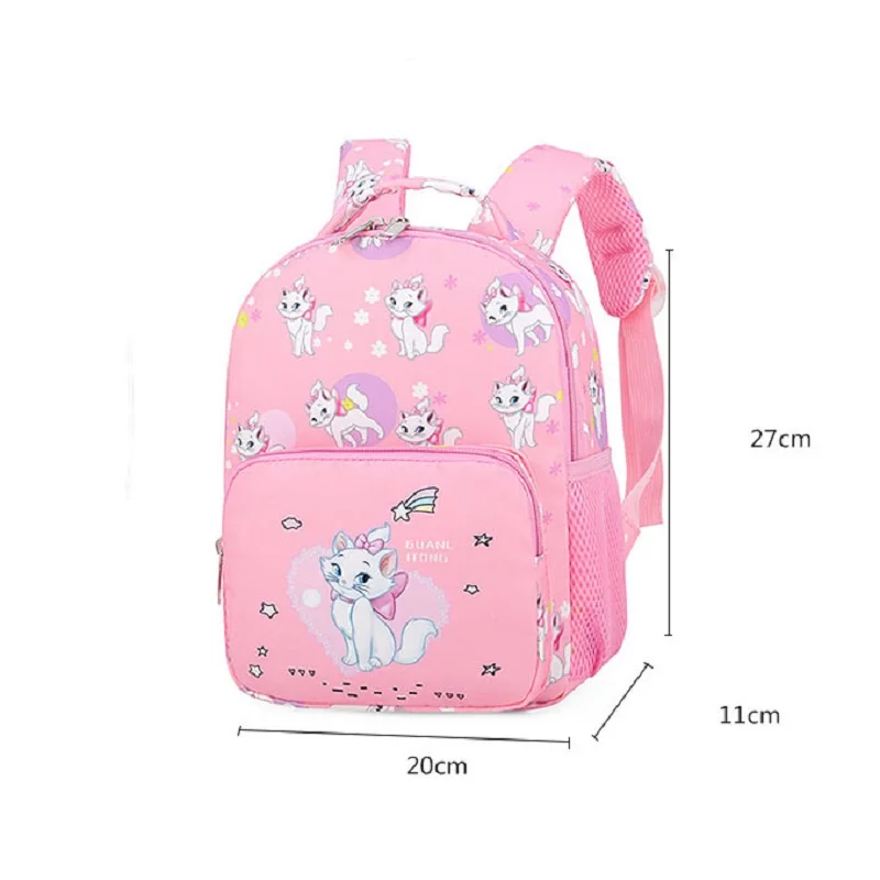 Kids Backpack Fashion Breathable Kindergarten Children Cartoon School Bags Pink Cute Cat Girls Travel Light Rucksack Boy Bookbag