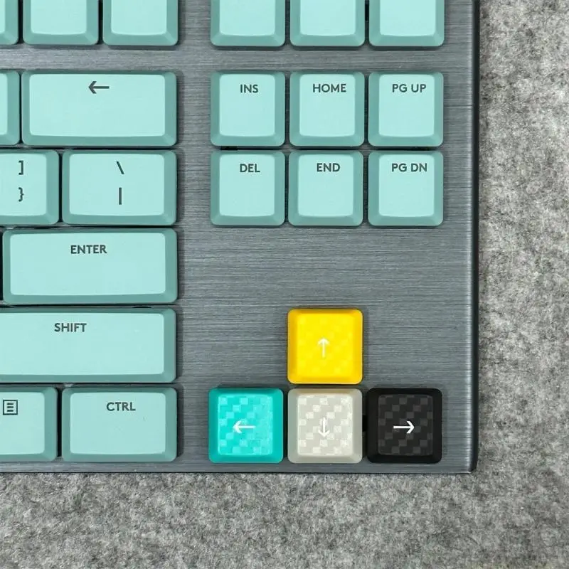 4Pcs Texture Nonslip Cover WASD Arrows Backlit Gaming Keyboard Keycap Best for G813 G913 G913TKL Gamers