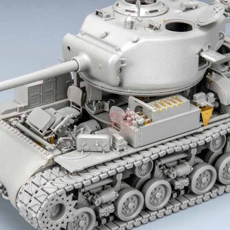 Model pola żytnego RFM zestaw modeli do składania w skali czołgu RM-5042 wersja wewnętrzna amerykański czołg średni M4A3 Sherman 1/35