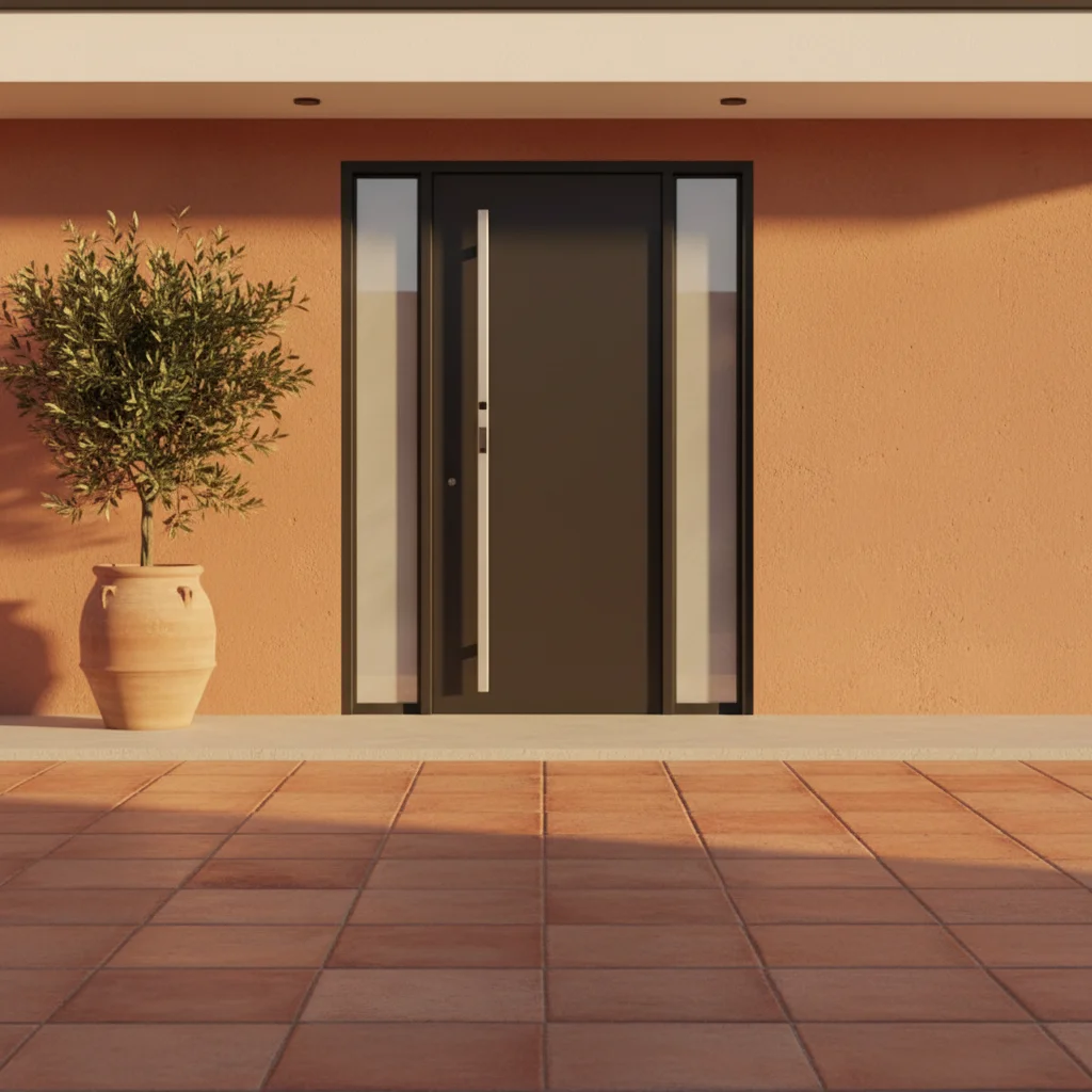 Exterior Home Entrance Silent Soundproof Anti-Theft Smart Fingerprint Entry Cast Aluminum Modern Villa Front Customizable