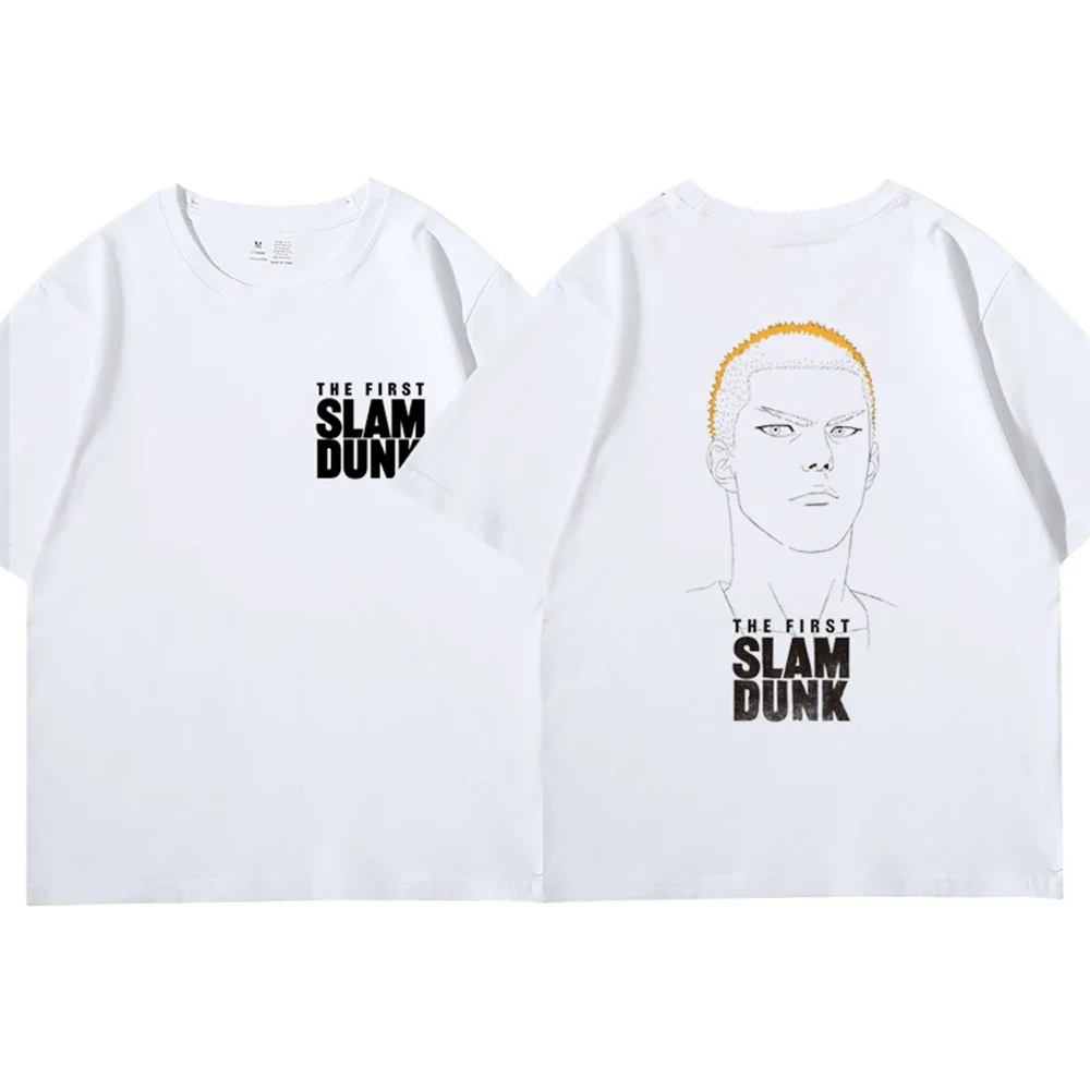 New Japanese Fashion Anime Slam Dunk T-shirt Men Women Summer Tops Hip Hop Short Sleeve Casual Tees Streetwear T Shirts