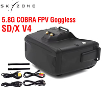 Skyzone Cobra X CobraX V4 FPV Goggles 5.8Ghz 48CH Steadyview FPV Receiver 1280x720 LCD With DVR For RC Airplane FPV Racing Drone