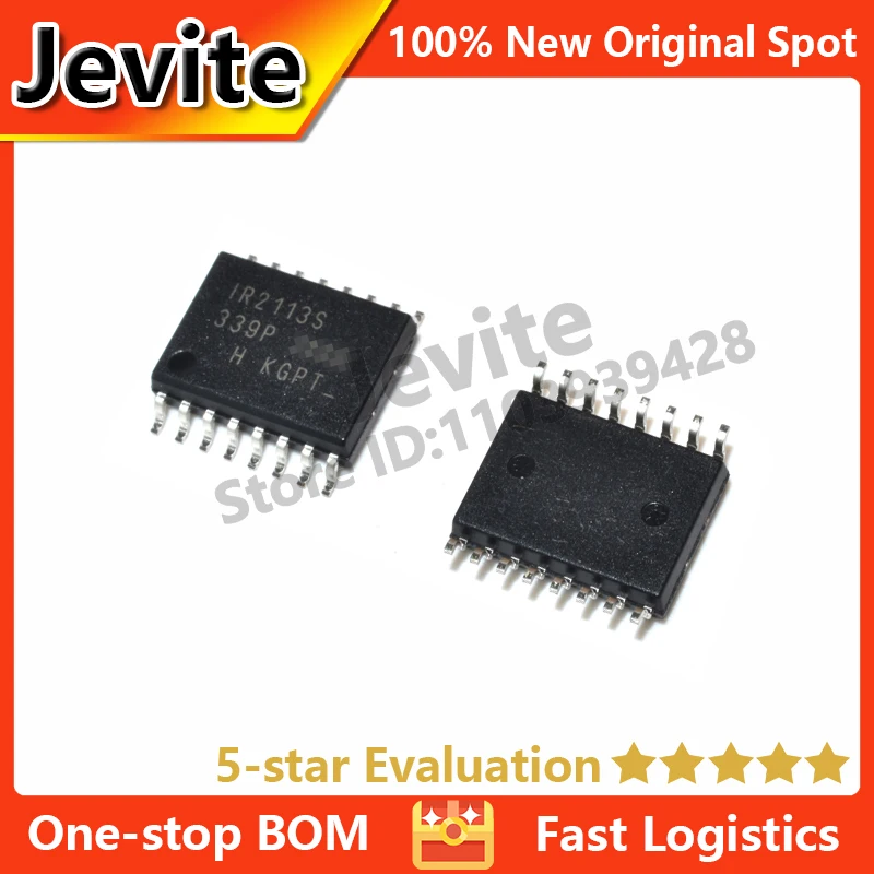 

Jevite 100% New Original electronics Controller IC 10-50 units/lote IR2113S IR2113STRPBF SOIC-16 3.3V~20V Driver Chip