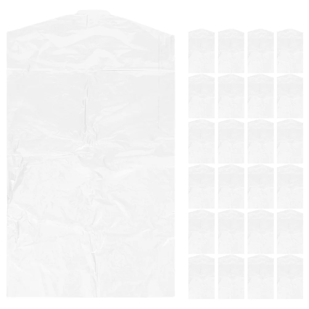 

40 Pcs Dust Jacket Transparent Clothing Cover Travel Garment Bags for Pp Storage
