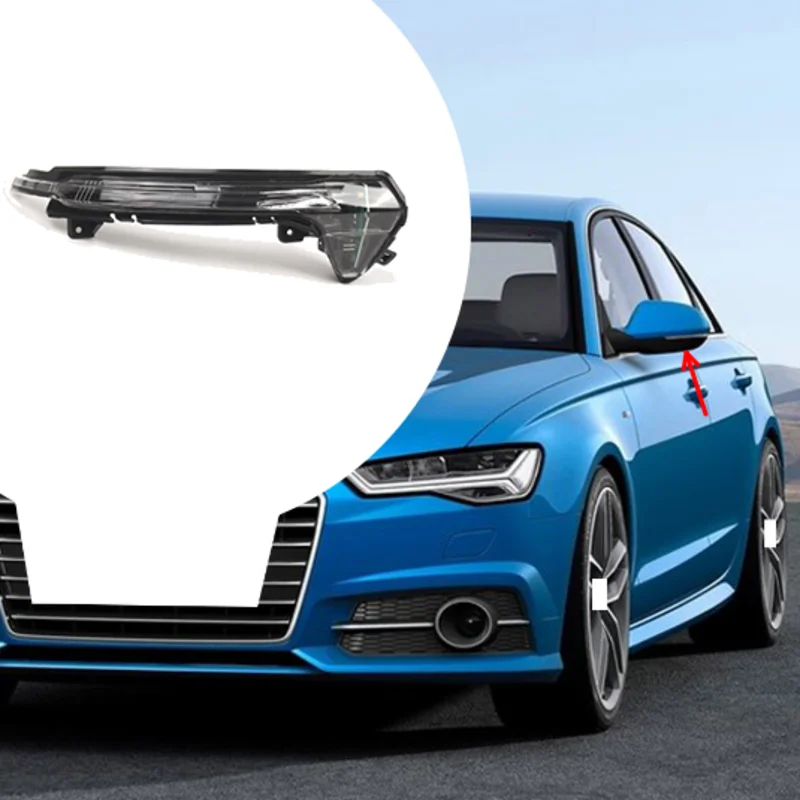 

Для A6 C7 2012-2018 левое зеркало заднего вида указатель поворота фонарь бокового зеркала автомобиля