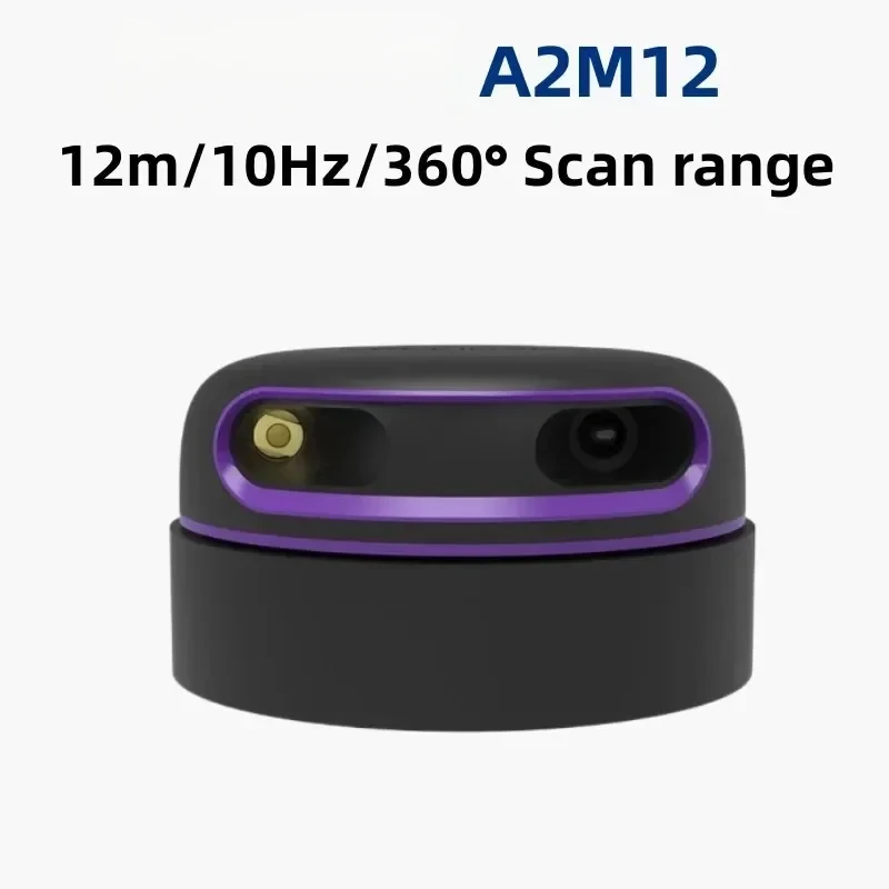 RPLIDAR A2M12 LiDAR 360 Degree A2 Laser Range Scanne Triangular Ranging 12M Scanner Kit Sensor Measurement Tool