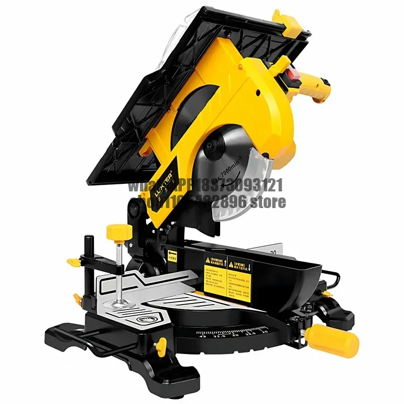 8 inch compound saw multi-functional dual-purpose saw aluminum machine table saw cutting machine integrated woodworking