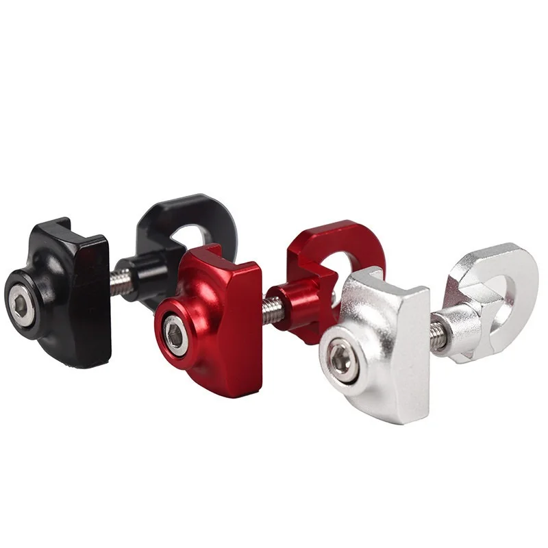 Hot sale New Bicycle Chain Adjuster Tensioner Fastener Aluminum Alloy Bolt For BMX Fixie Bike Single speed Bicycle Bolt Screw