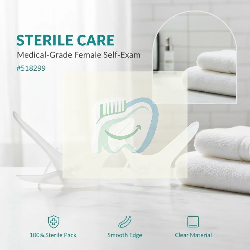 Disposable Vaginal Speculum 2Pcs Sterile Odorless Medical Material for Women Gynecology Private Examination