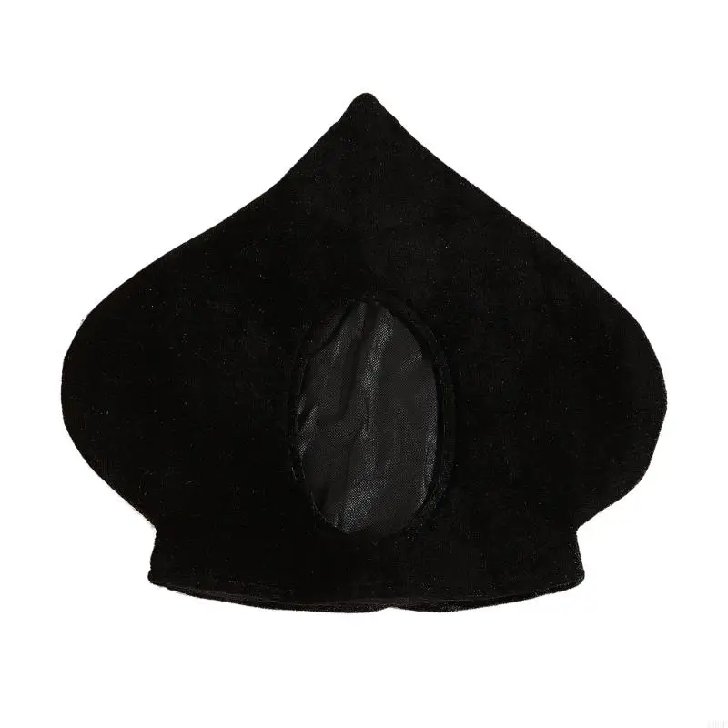 

Unique Spade Pattern Plush Headpiece For Costume Parties Daily Fashion Use