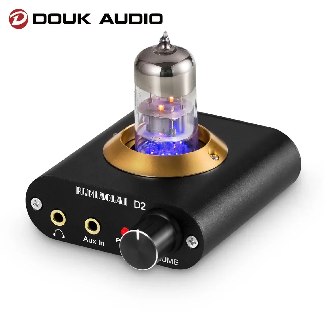 Douk Audio Ultra-compact Vacuum Valve Tube Headphone Amplifier Stereo Preamp for Home Desktop Audio System