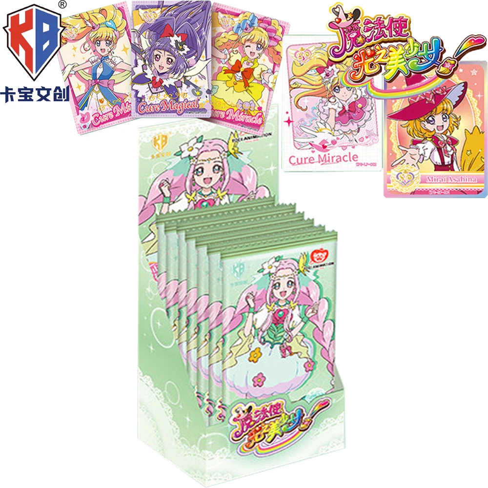 Original KABAO Maho Girls Precure Collection Card for Children Classic Magical Girl Transformation Anime Limited Cards Fun Gifts