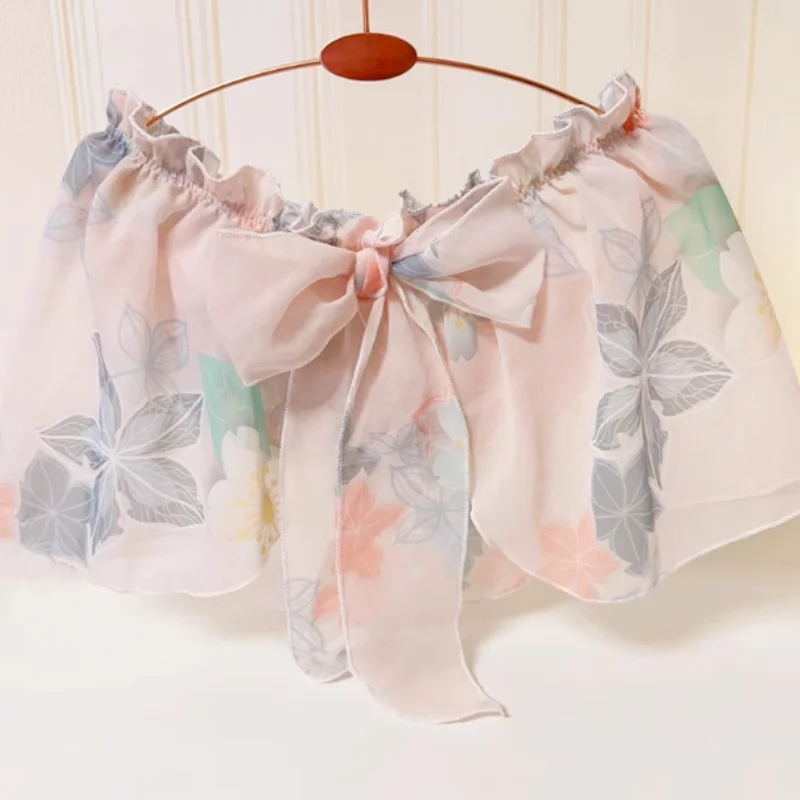 

Мужское сексуальное нижнее белье, трусы-сисси, милое нижнее белье с оборками и принтом, шифоновые женские трусики, трусики-стринги