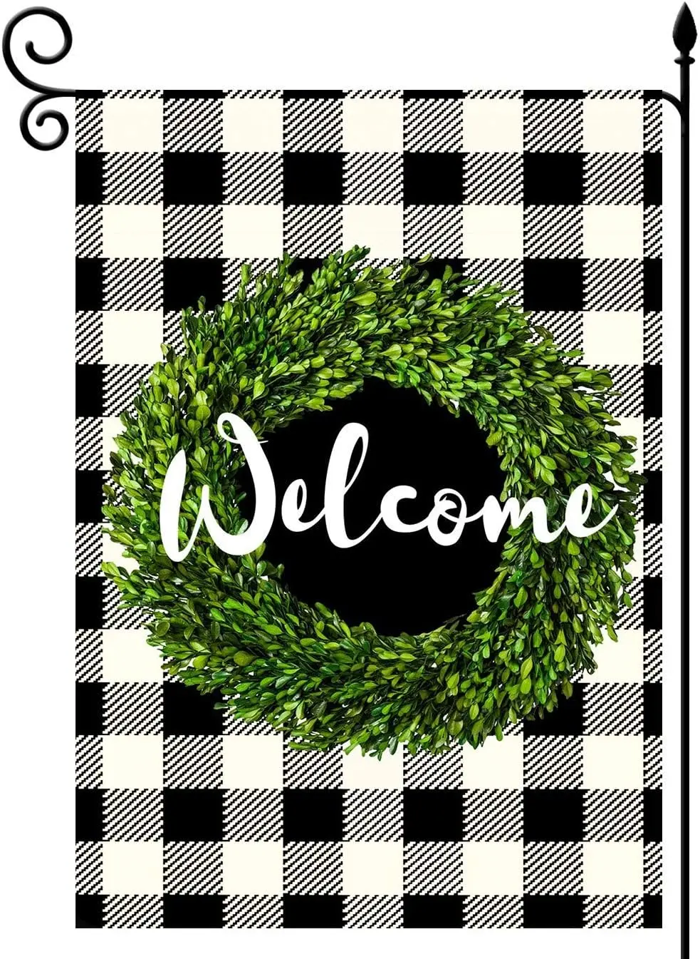 Welcome Boxwood Wre… - image