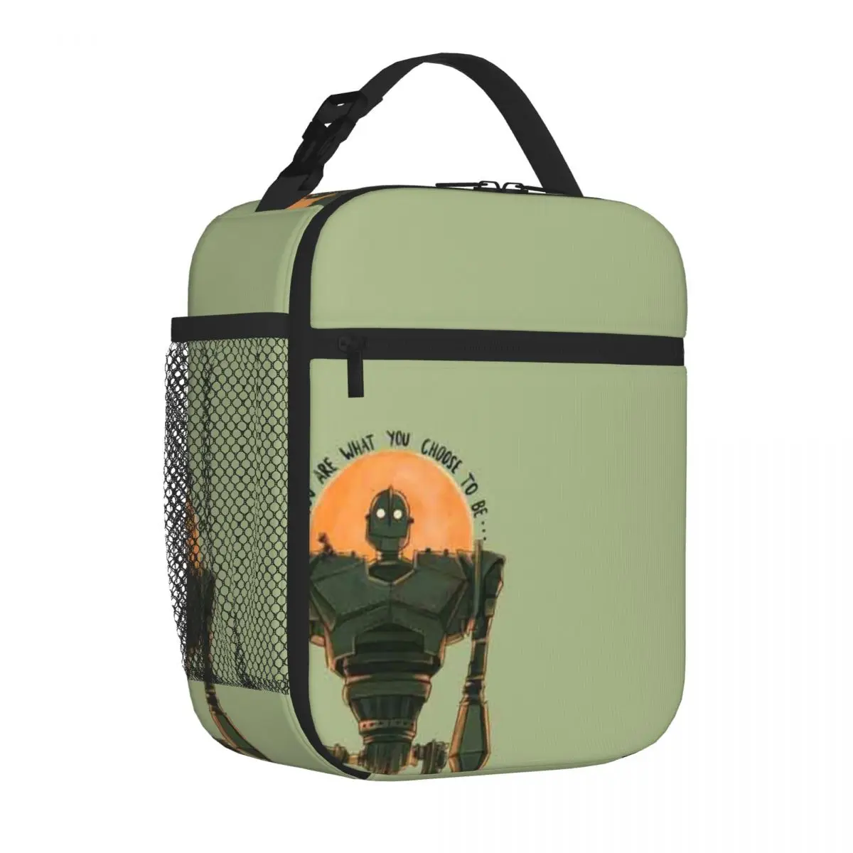 Bestselling You Are What You Choose To Be Pastel Neoprene Lunch Bag Countryside Trip Snack Bag