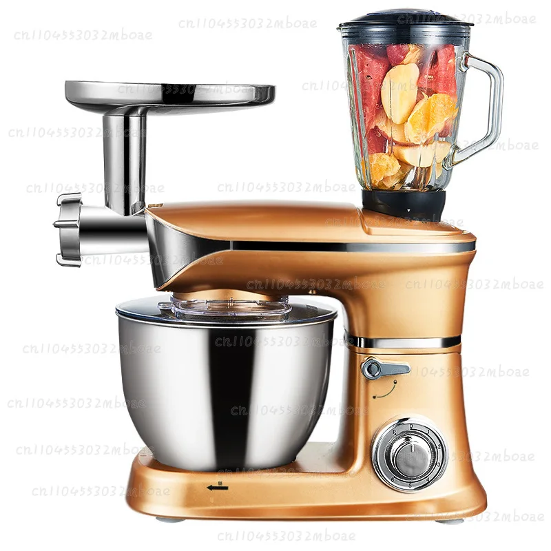 Kitchen 5L Electric Stand Mixer Multifunctional Food Processor Egg Beater Dough Kneading Blender