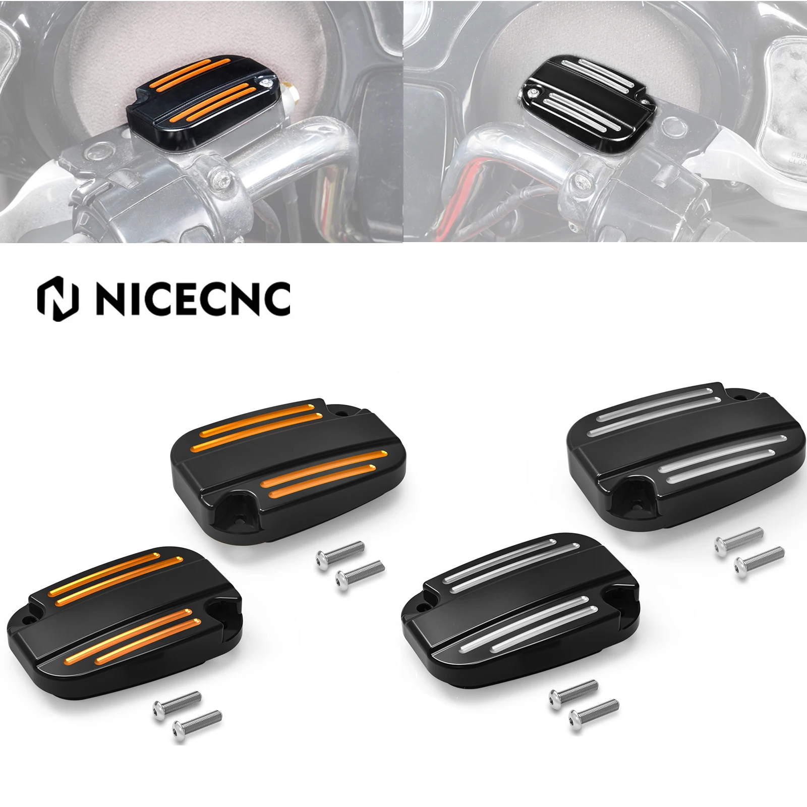 

Front Brake Clutch Master Cylinder Cover For Harley Street Glide Road Glide /Special 18-20 Road King Electra Glide Ultra Limited