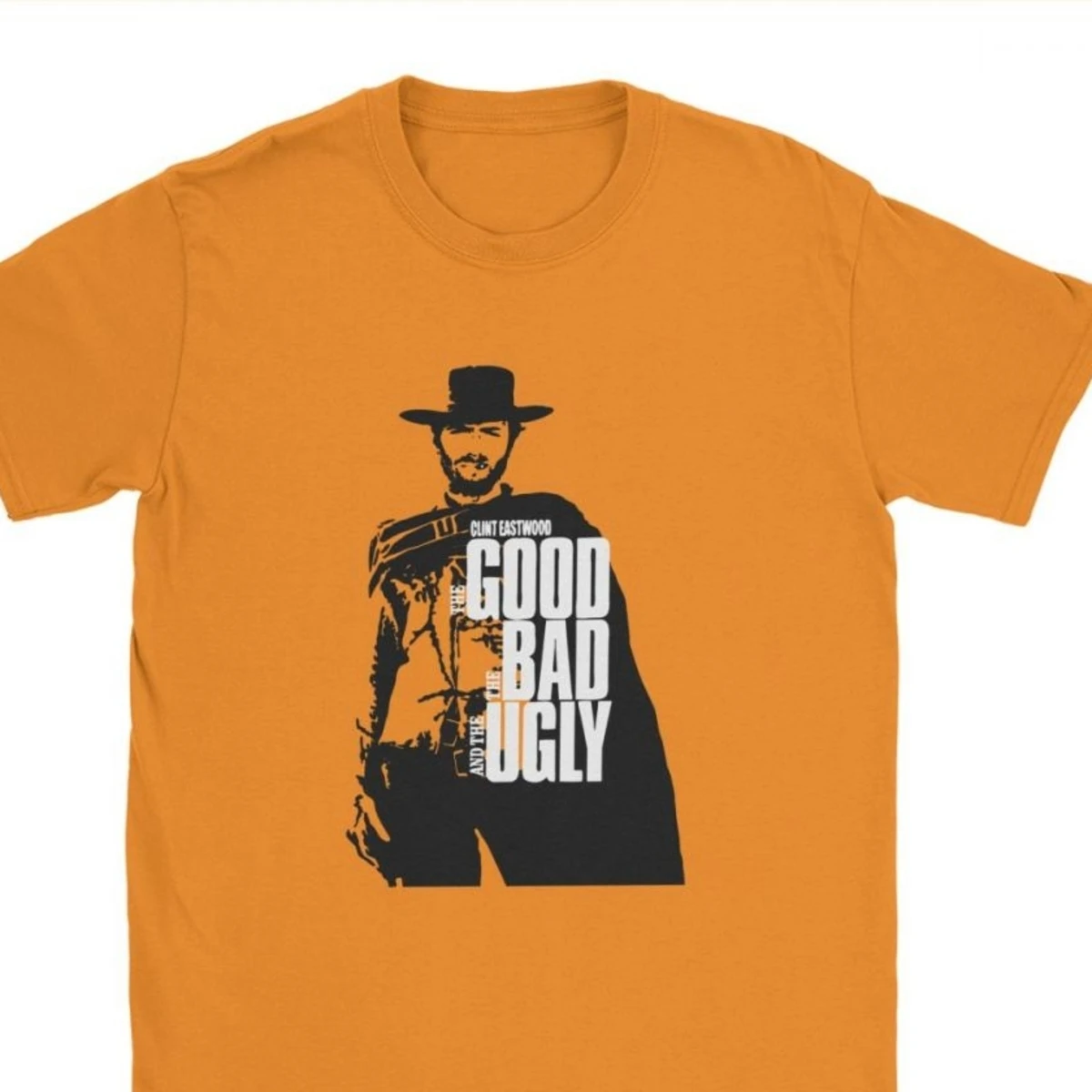 Novelty Clint Eastwood Tee Shirts Men Cotton Tshirts The Good The Bad And The Ugly Tee Shirt Big Size Clothing