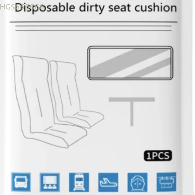 

Утолщенный чехол на стул для поезда, самолета, дорожные принадлежности, высокоскоростной одноразовый чехол на сиденье, грязезащитный чехол на сиденье