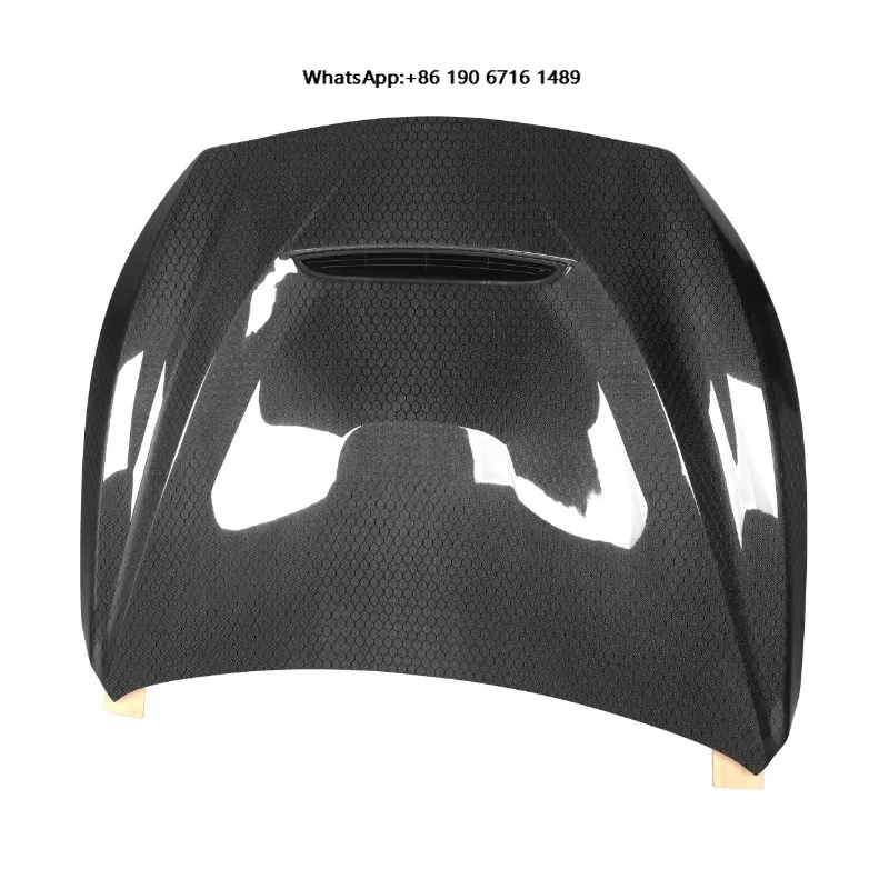 Honeycomb Pattern Carbon Fiber GTS Style Front Hood Bonnet Carbon Fiber Q50 Front Hood