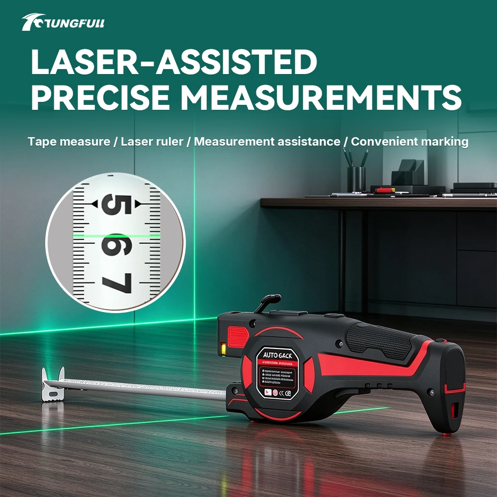 Medidor de Distância a Laser 2 - Laser Distance Meter 2 In 1 Tape avaliação e preço