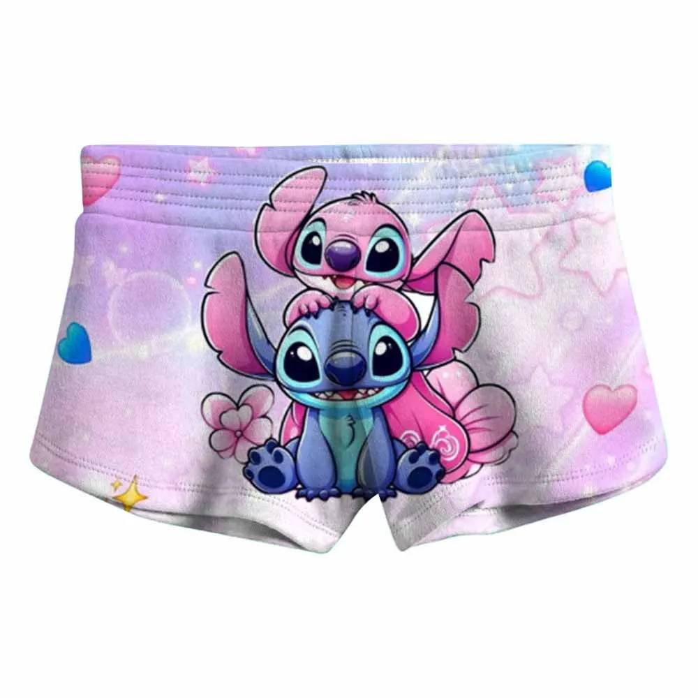 

Disney Stitch print New products for boys and girls shorts for children's beach pants for summer thin quick-drying pants for Gir