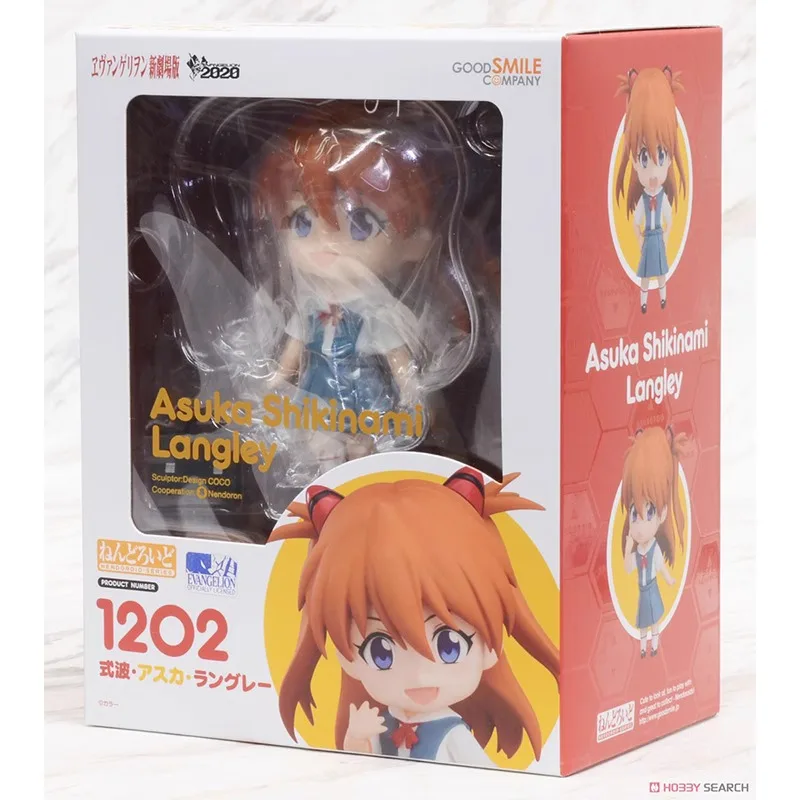 Good Smile Original GSC 1202 Nendoroid EVA Asuka Langley Soryu Anime Action Figures Toys for Boys Girls Kids Gift