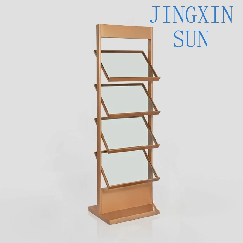 Real estate folding rack, single-page data , newspaper rack in the sales office, apartment plan flyer page