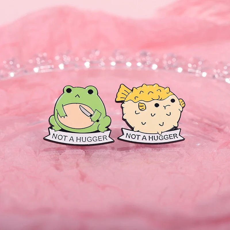 3-10 teile/satz Nette Marine Kreaturen Sammlung Emaille Pins Axolotl Haie Cartoon Tier Brosche Revers Abzeichen Schmuck Geschenke für Kinder – Detail 18