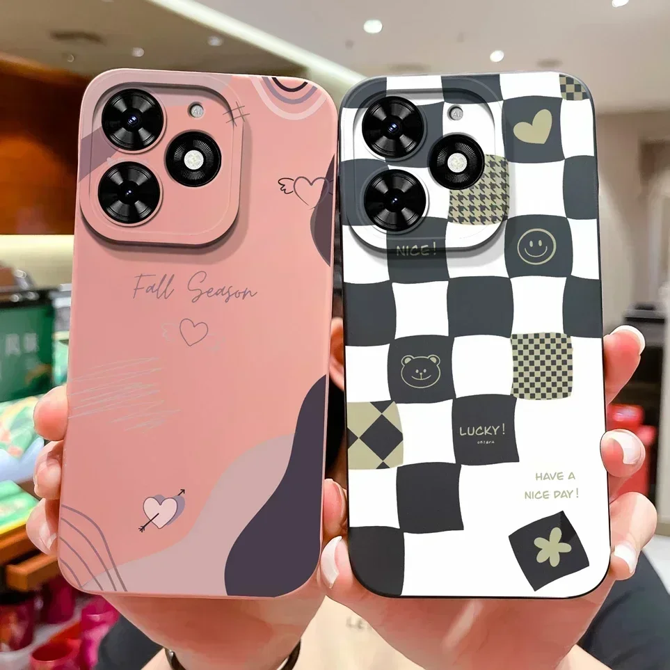 Coque For Tecno Spark Go 2024 Cartoon Space Astronaut Soft Silicone Back Cover Protective Funda For TecnoSpark Go2024 Phone Case