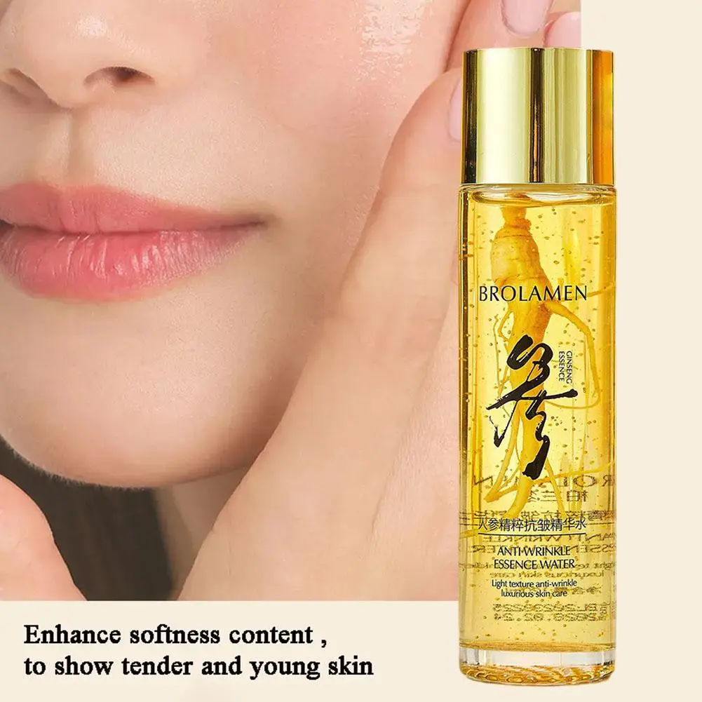 120 ml Ginseng Anti-Ageing Essence Firming Improving Loose Skin Facial Reduce Fine Lines Lighten Skin Anti Aging Korean cosmeti