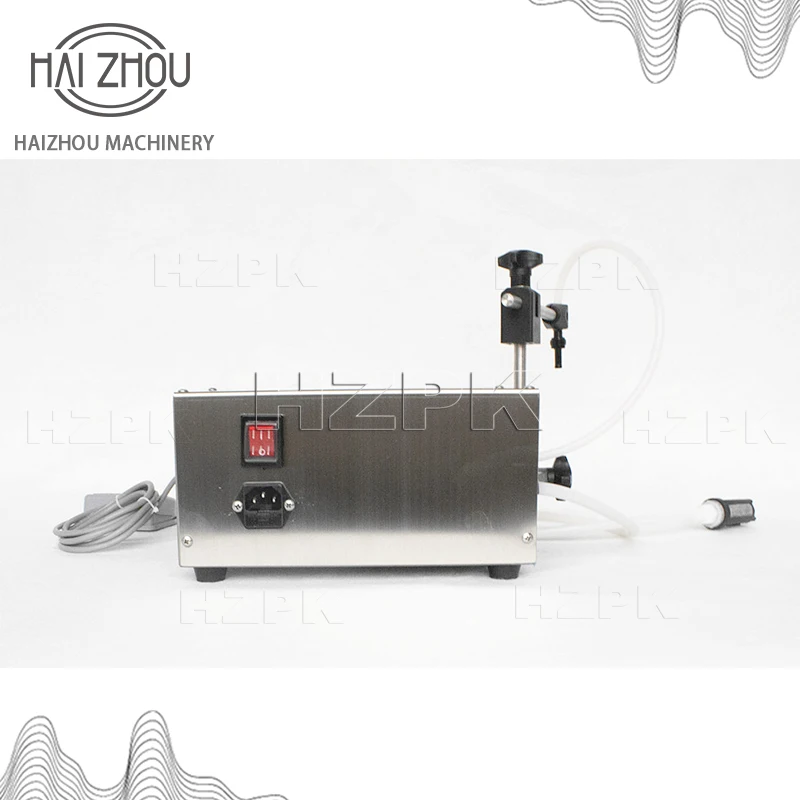 HAIZHOU 5-3500ml Liquid Filling Machine Digital Control Plastic Pump Feeding drink Water Juice Filler Packing HZK-160