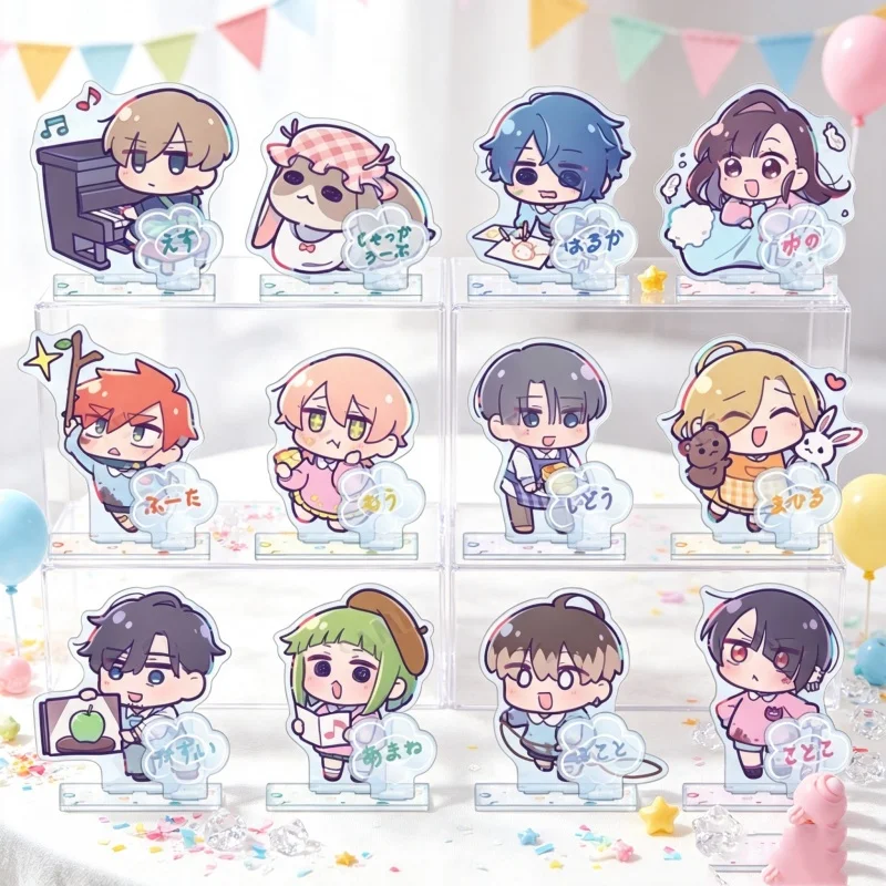 Anime MILGRAM Acrylic Stand Model Plate Keychain Yuno Kashiki/Mikoto Shiina Figures Desk Decor Fans Gift Factory direct delivery
