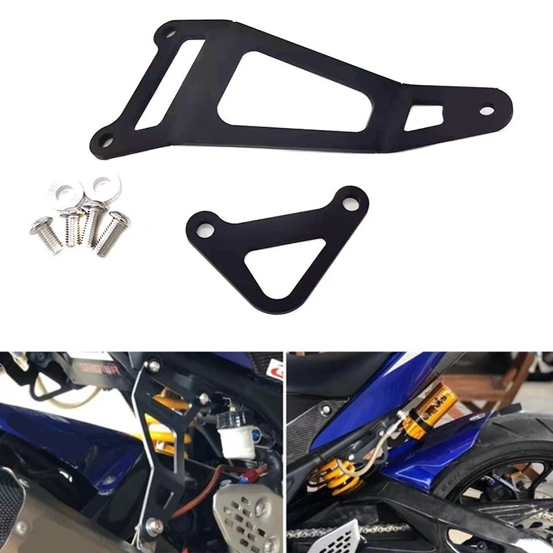 Rear Foot Pegs Exhaust Reinforcement Bracket Modified Accessories for Yamaha MT-03 MT-25 YZF R25 R3 Motorcycle view 2