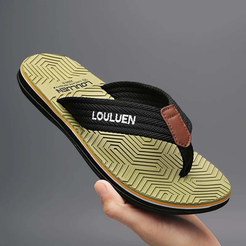 Men's new flip flops super comfortable and fashionable men's summer slippers classic version cool flip flops men's shoes beach s image 3