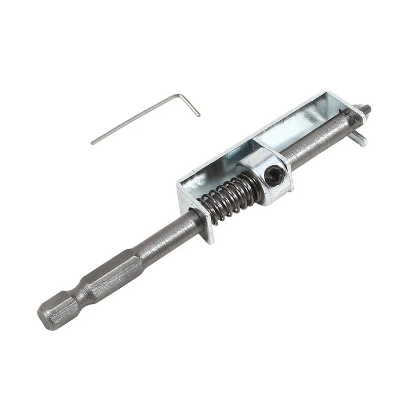 Veerbelaste schroefhouderboor Anti-drop schroevendraaierbit bevestigingsklemset, geschikt voor elektriciens en doe-het-zelf reparaties thuis.