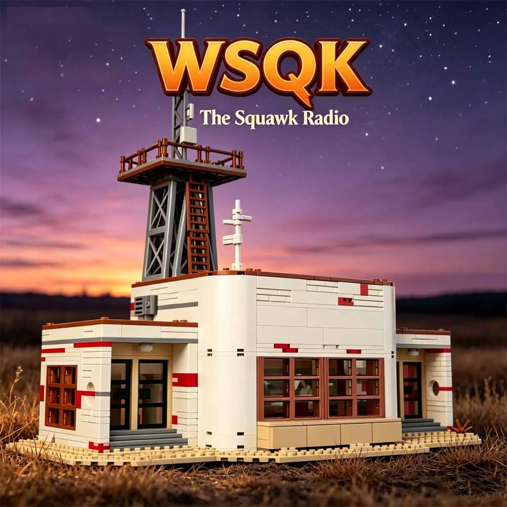 Kreatives 1309-teiliges MOC WSQK The Squawk Radio Modell Stranger Horror TV Bausteine-Set Montage-Bausteine Geschenk-Spielzeug für Erwachsene Sammler