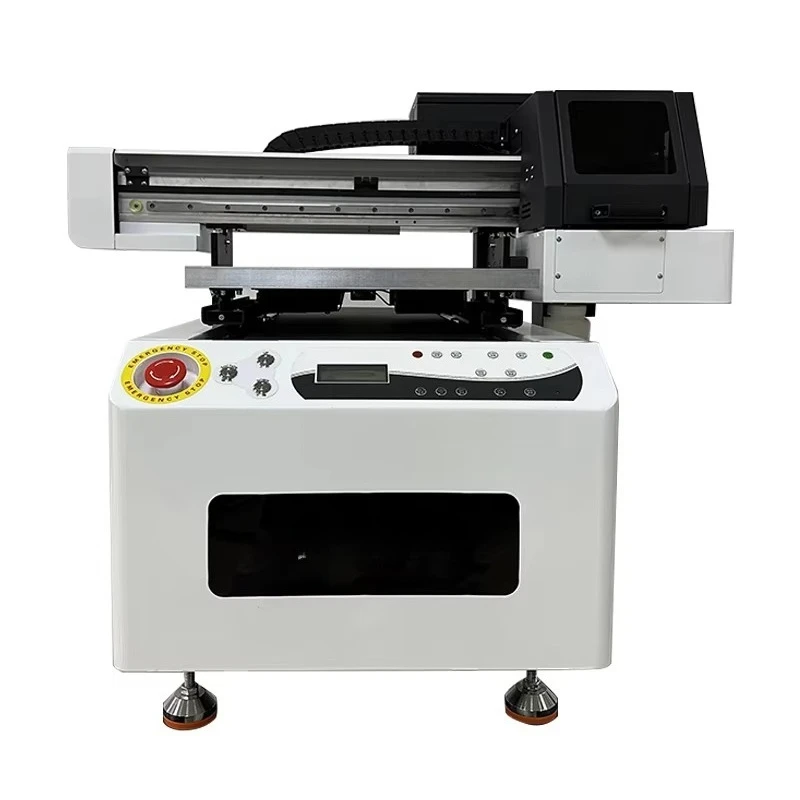 Customized Video Technical Support Cmyk White Multicolor Uv Ink Supply Uv 40*50cm Size Flatbed Printer For Glass Beverage Cup Pr