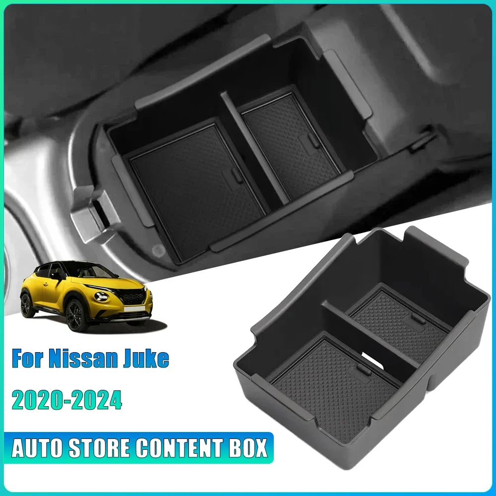 

For Nissan Juke 2020-2024 Center Console Armrest Storage Box Tray Organizer Accessories Tidying