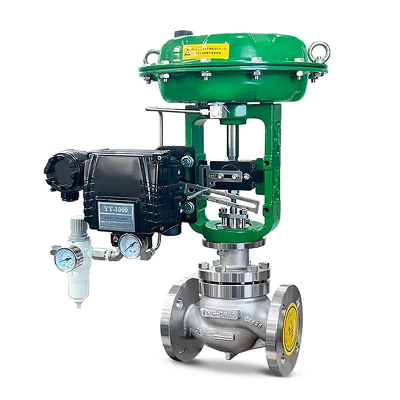 

3inch Asme Temperature Flow Pneumatic Actuated Globe Valve Pressure Proportional Diaphra Control Regulating Valve