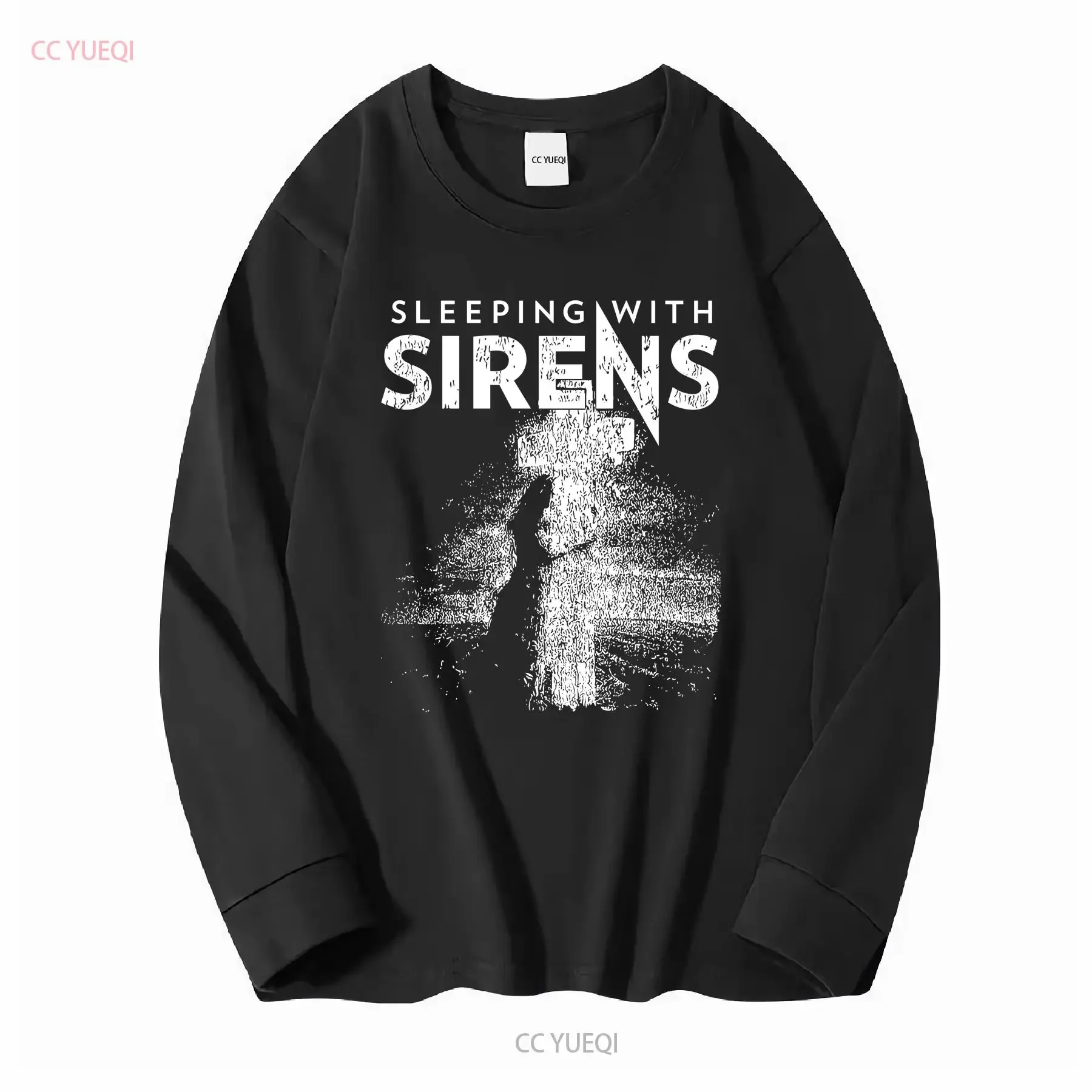 Band Sleeping With Sirens Crosses T Shirt Full Size S 5XL long or short sleeves vintage Washed fashion graphic homme Slightly - view 3