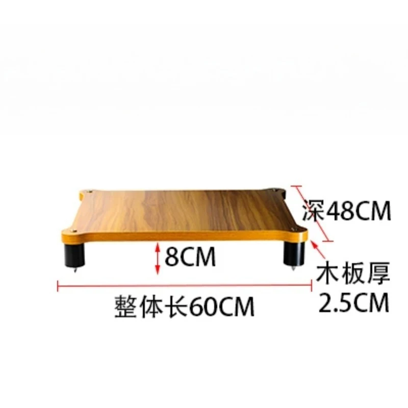 HiFi Audio Rack 150KG Load Capacity Per Shelf Amplifier Stand 25MM Thick Board Amp Shelves For Home Theater DJ Studio CD Players