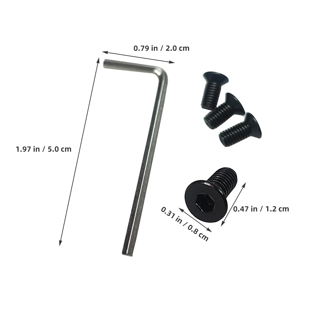 

1 set Stem Screw Set For Electric Scooter Stainless Steel Replacement Parts Compatible With Front Fork Tube Handlebar Scooter