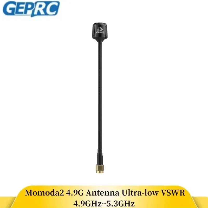 Nueva antena Momoda2 4,9G Ultra baja VSWR ≤ 1,43 4,9-5,3 GHz 3dBi 5,1 GHz RHCP para FPV Quad DIYers