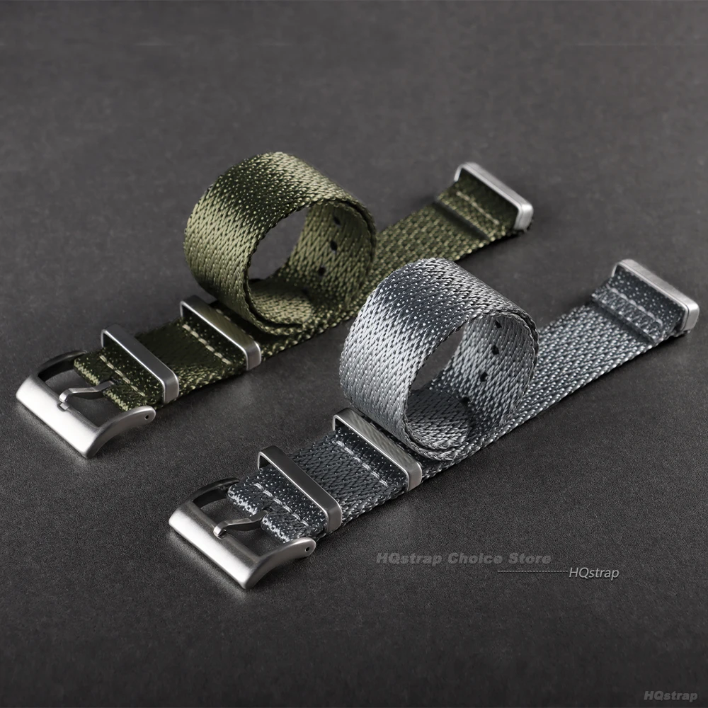 Ребристый нейлоновый ремешок для часов Seiko, тканевые ремешки для часов Omega, сменные браслеты для военных часов 18 мм, 20 мм, 22 мм, аксессуары для часов