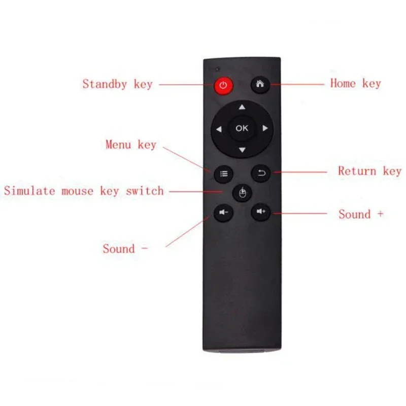 

NEW Universal 2.4G Wireless Air Mouse Keyboard Remote Control USB Receiver for Android TV Box Smart TV PC HTPC Windows Lilux