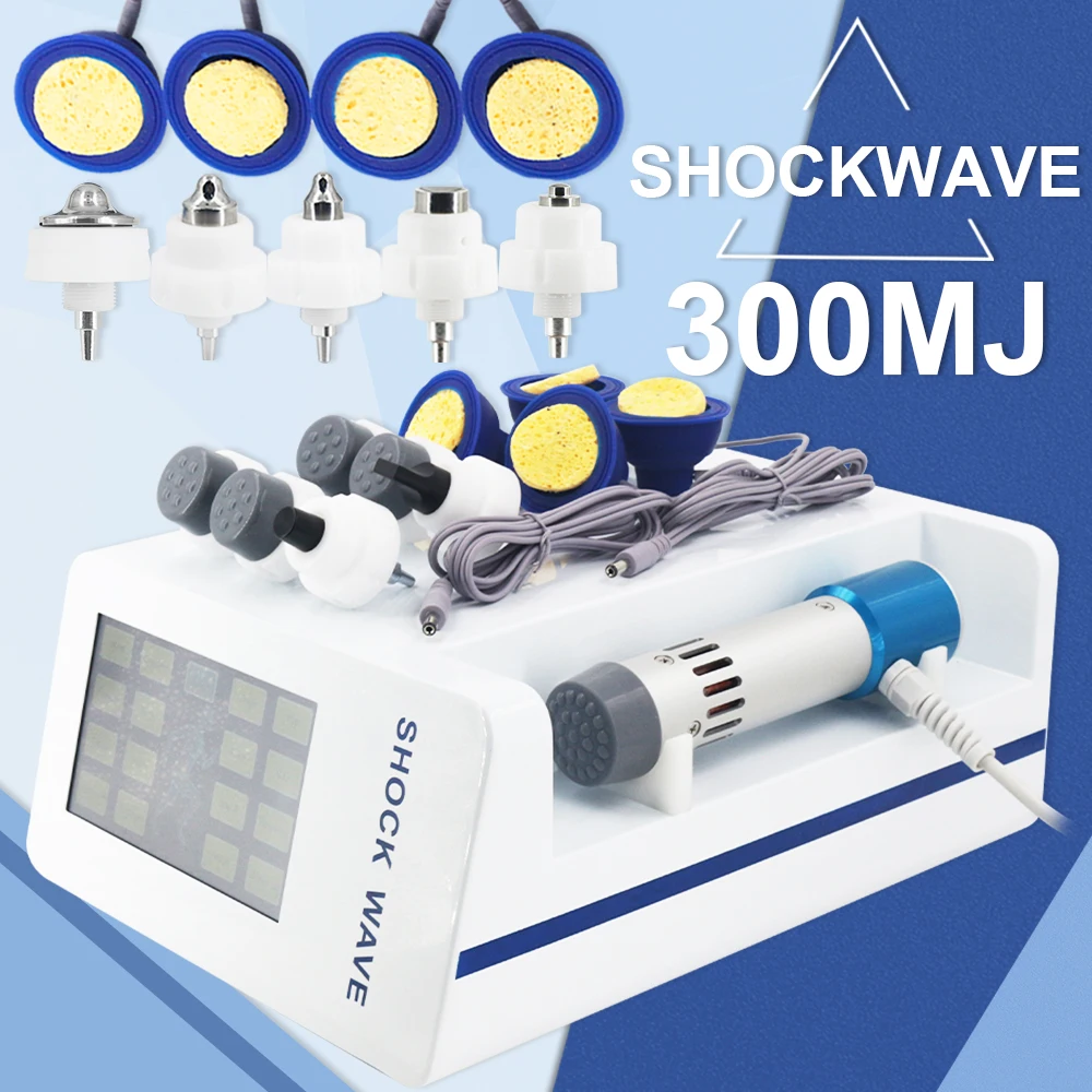 

Shockwave Therapy Machine Effective ED Treatment Erectile Dysfunction Body Pain Relief EMS Relaxation Shock Wave Massager 300MJ