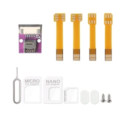ESIM to Nano SIM Expansion Cable ESIM Card Adapter Conversion Plate ESIM Lab Tested, No Soldering Required for 5*6 mm Chips