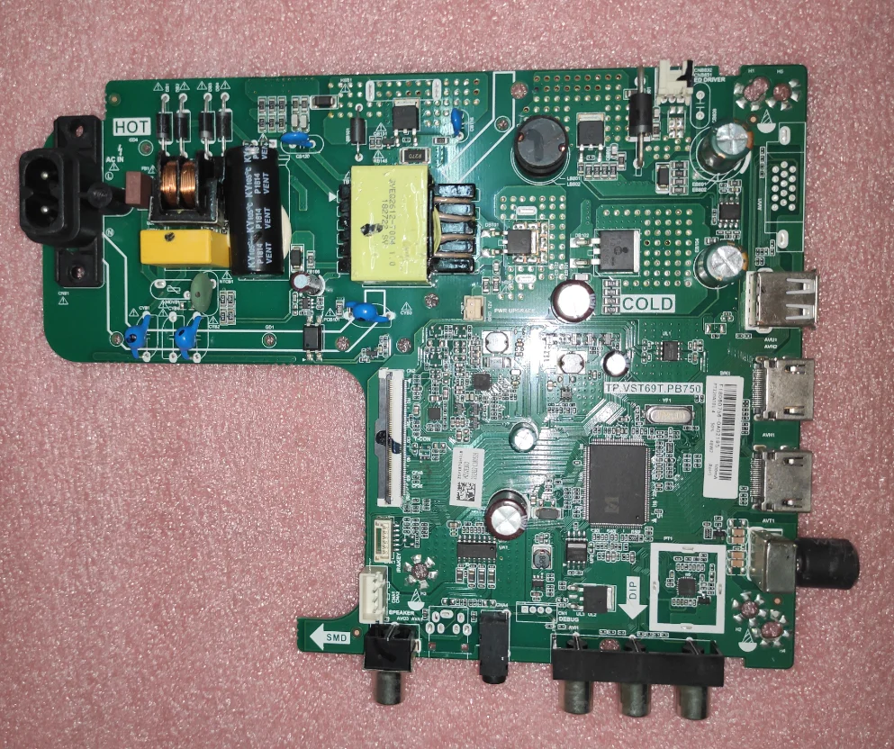 Free shipping! TP.VST69T.PB750   pt320at01-4  Three in one TV motherboard tested well