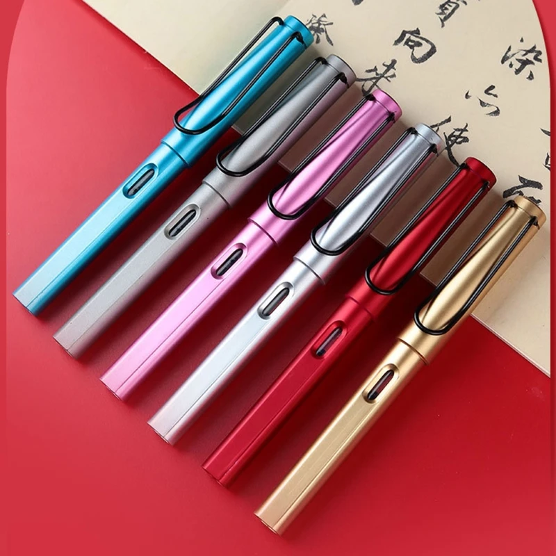 قلم حبر يشبه قلم الخط فرشاة مكبس قابلة لإعادة الملء للأطفال